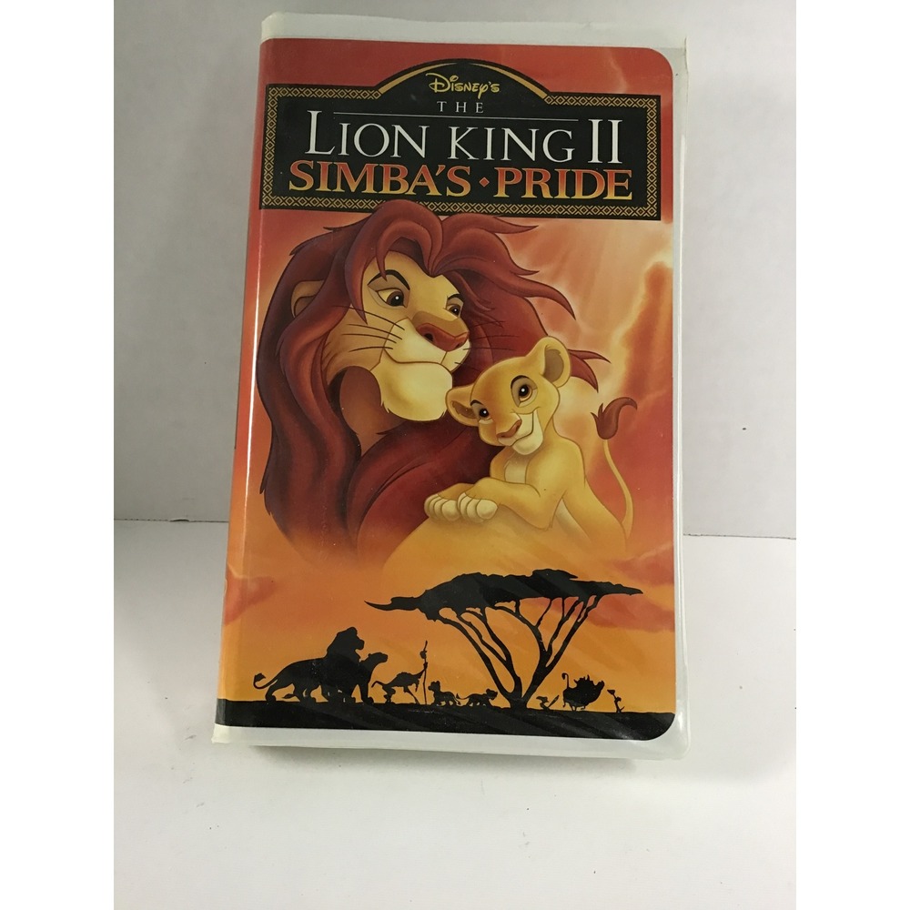 Disney The Lion King II Simbas Pride VHS Clamshell Case Animated Movie 8804A